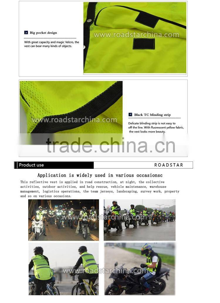 EN20471 High Viz Security Reflective Vest