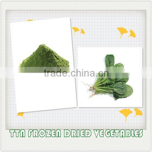 FROZEN DRIED (FD) SPINACH POWDER 100% NATURAL GREEN
