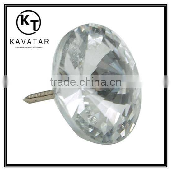 2016 new sofa crystal upholstery nail button