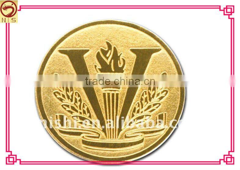 high quality custom religious gold coin