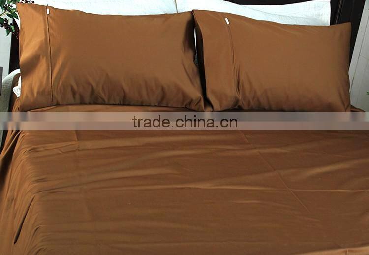100% Egyptian Cotton 300TC Satin Home Hotel Bedsheet Manufacturer in China
