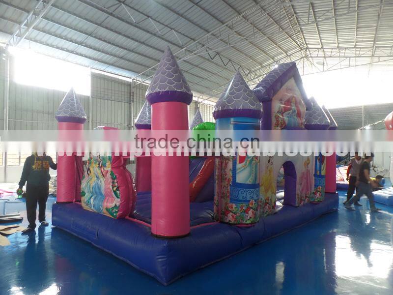 2015 Giant Inflatable Bounce Playground for Child#Cheap Inflatable Amusement Park for Kids