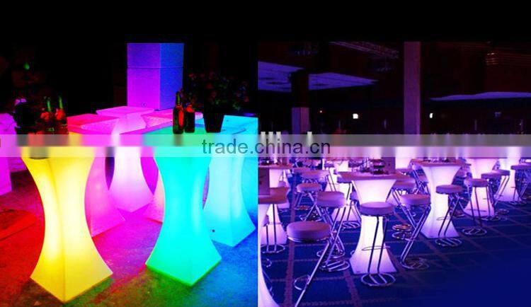 Modern Led Table Led Bar Table / Plastic Led Cocktail Table / Led Furniture