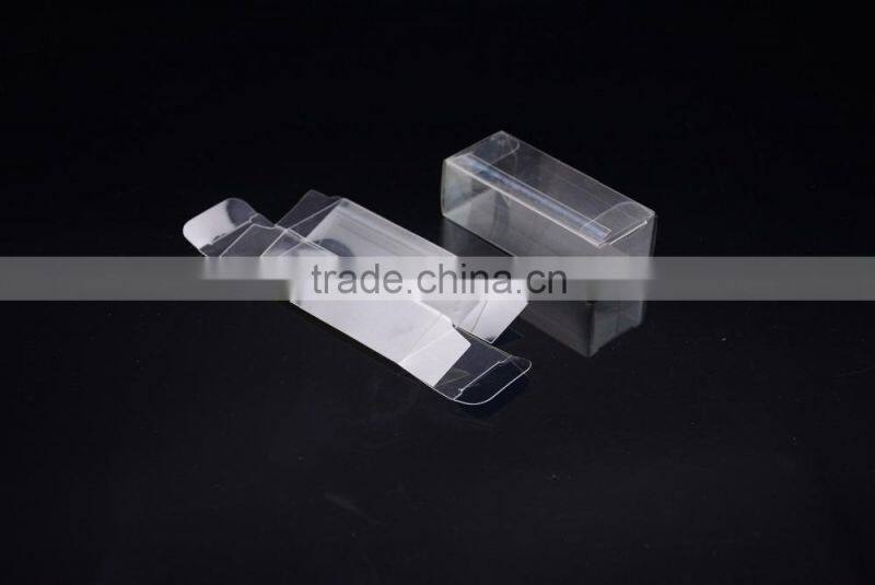 transparent plastic gift folding box
