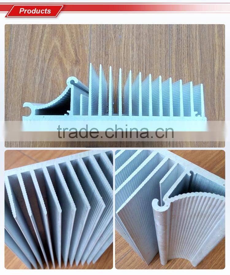 Supply high quality 6000 series aluminum heat sink profile