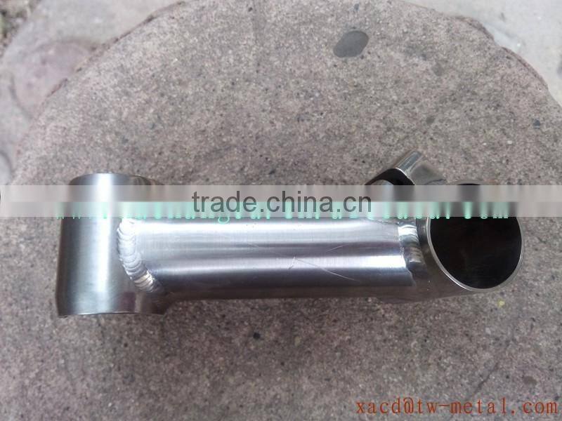 Factory direct sale titanium bike parts customize titanium stem diameter31.8mm made titanium bicycle stem