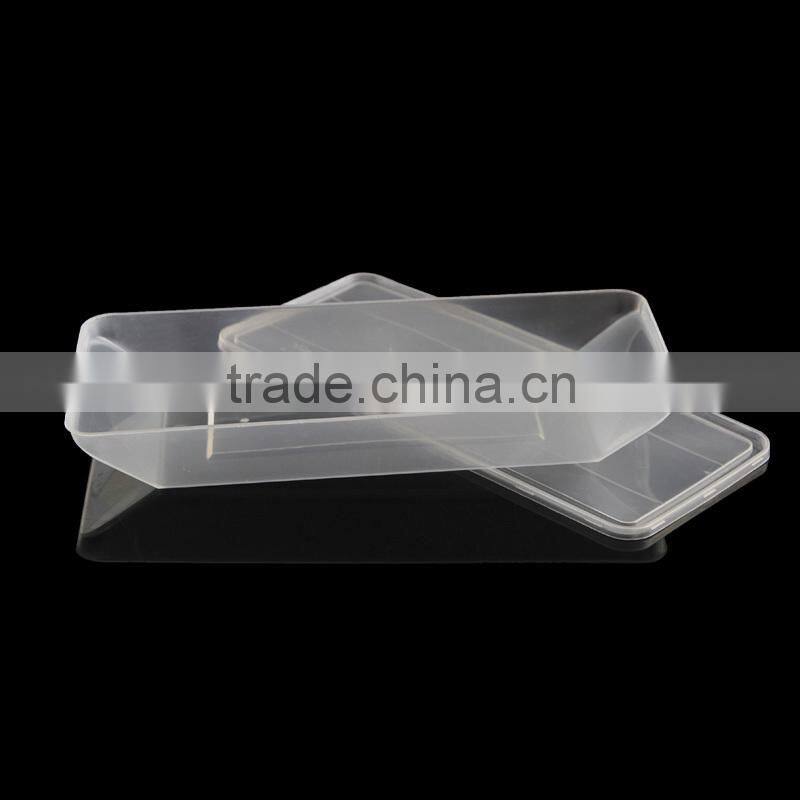 Fish meat plastic container PP plate disposable plastic plates 1100ml