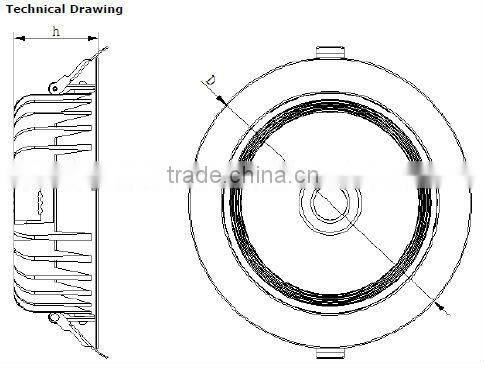 220V Pure white pir sensor emergency led light