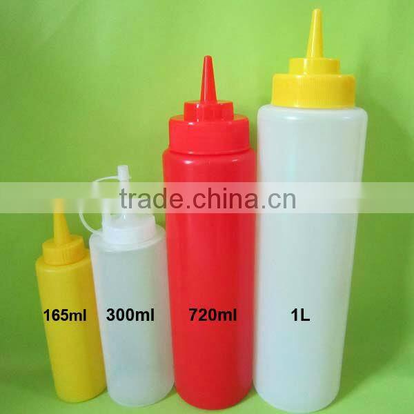 23oz LDPE Condiment Ketchup Plastic Squeeze Sauce Bottle