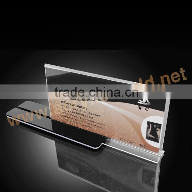 acrylic tabletop menu cover