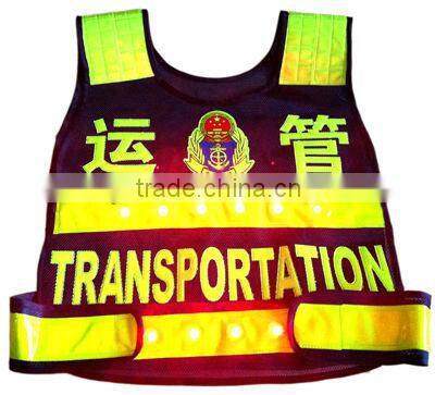 LED reflective vest, led jackets, safety vests
