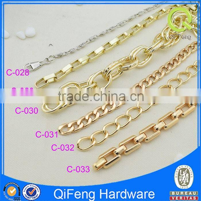 QF12507 bags accessories detachable fashion metal chains for bags