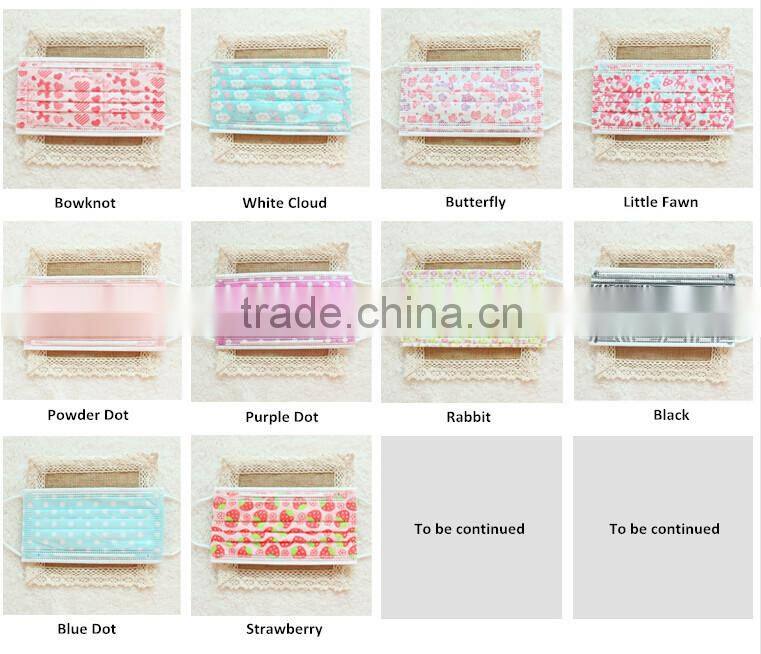 Activated Carbon Disposable Easy Breath Earloop Face Mask