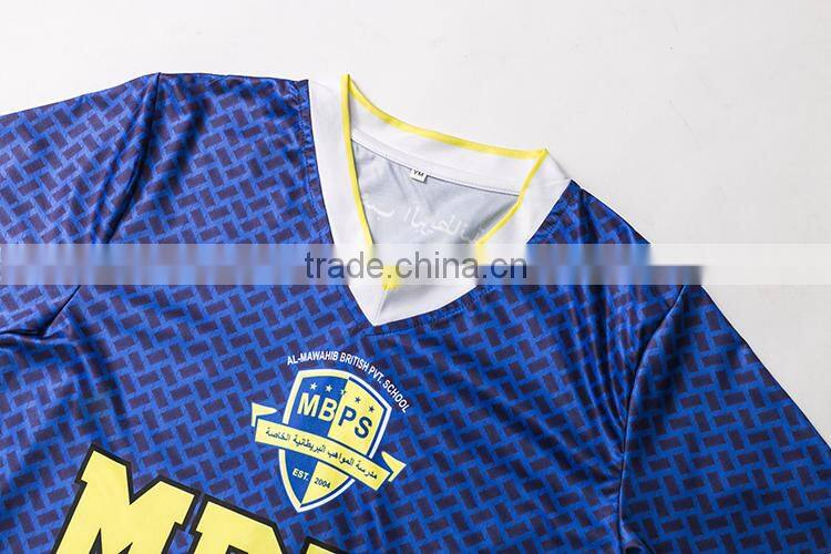 cheap custom sublimation polyester dri fit soccer uniform