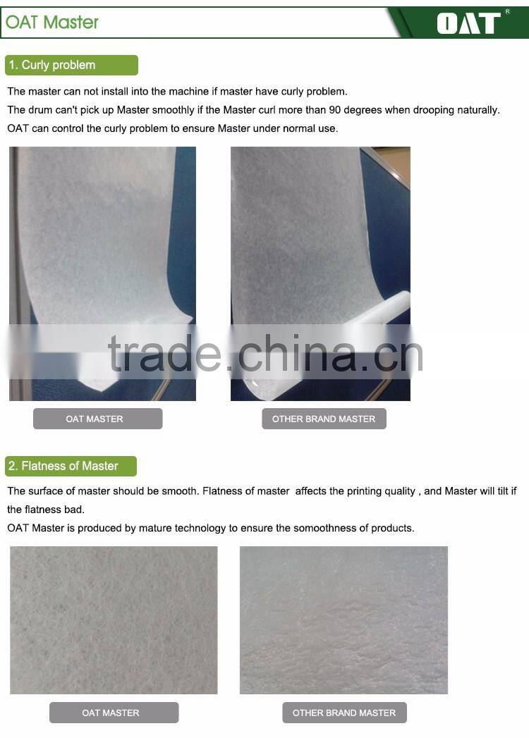 For used copy machine,GR A4 Master for duplicator printer