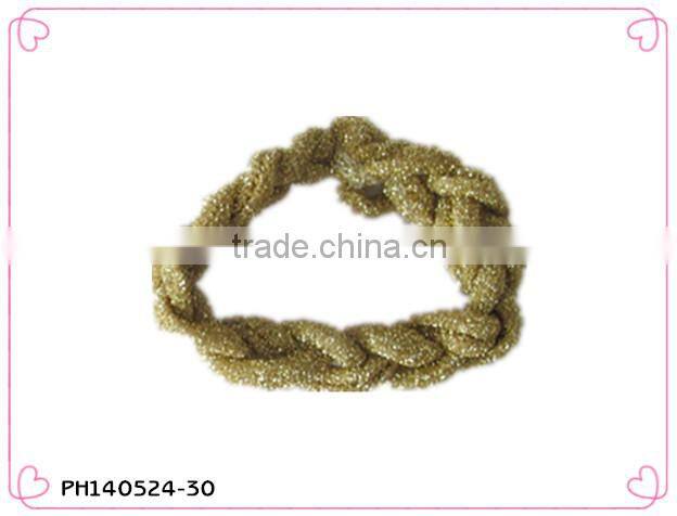 Glitter elastic hair bands made in China