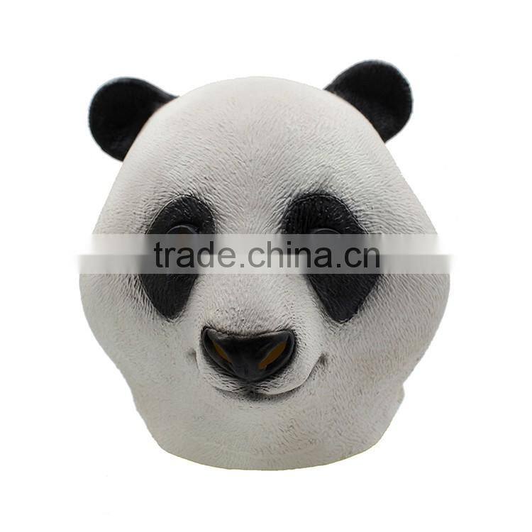 party Cosplay Eco-Friendly Natural Latex Animal Panda head Mask