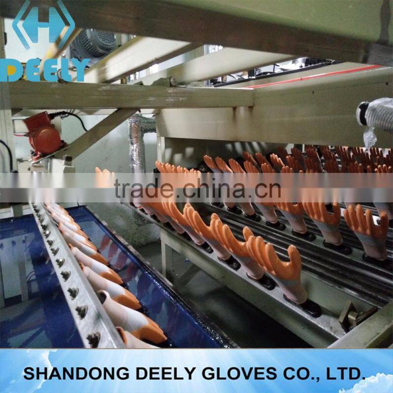 13Gauge Transparent Nitrile Fully Coated Gloves with Printing Liner for Garden