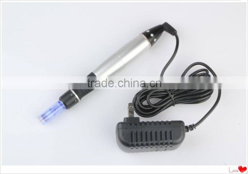 2015 electric derma pen, microneedle Dr.Pen with 12 needle cartridge