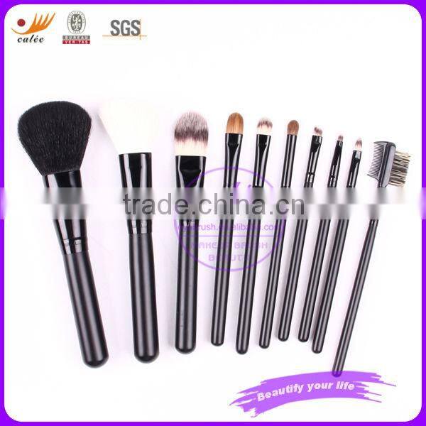Goat hair 12pcs brushes for makeup