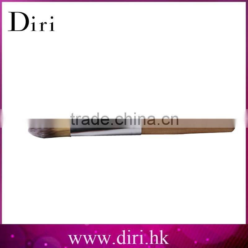 High Quality Black Brown Beauty Foundation Brush Wood Handle Makeup Brush