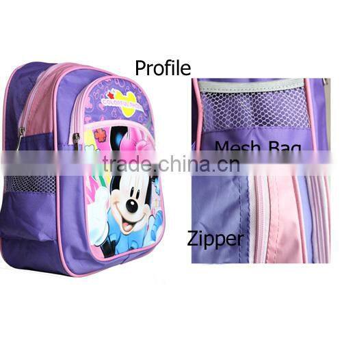 2014 fashion campus backpack, factory OEM schoolbag, polyster schoolbag(BXDXT006)