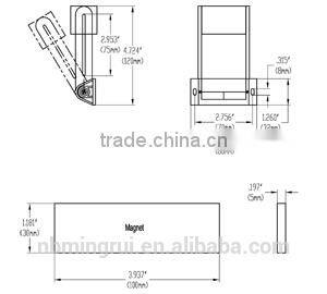 PRX01027 gsm magnetic door sensor alarm ip door sensor