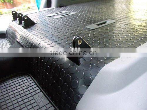 balck 3mm coin rubber/round studded rubber floor mats