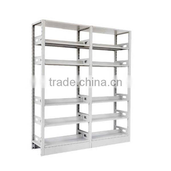 double column steel movable book shelf