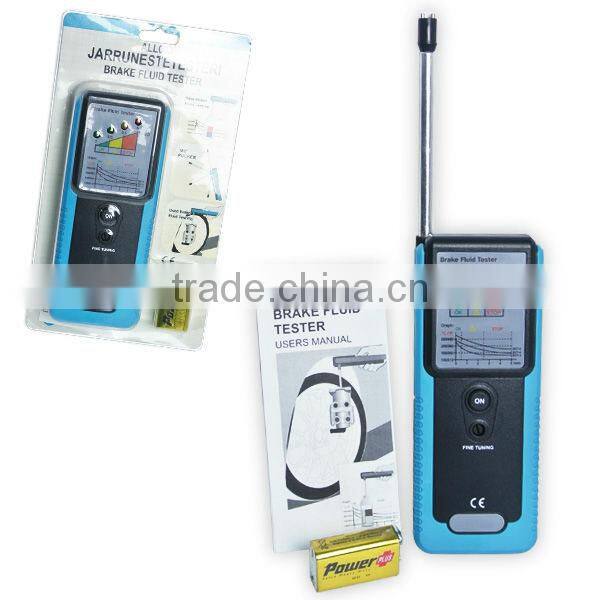 Car Truck Brake Fluid Tester with LED Indicator & 180 degree Pucker + Built-in Buzzer