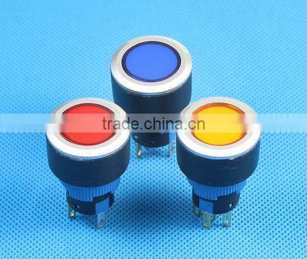 19mm anti-vandal push button switch