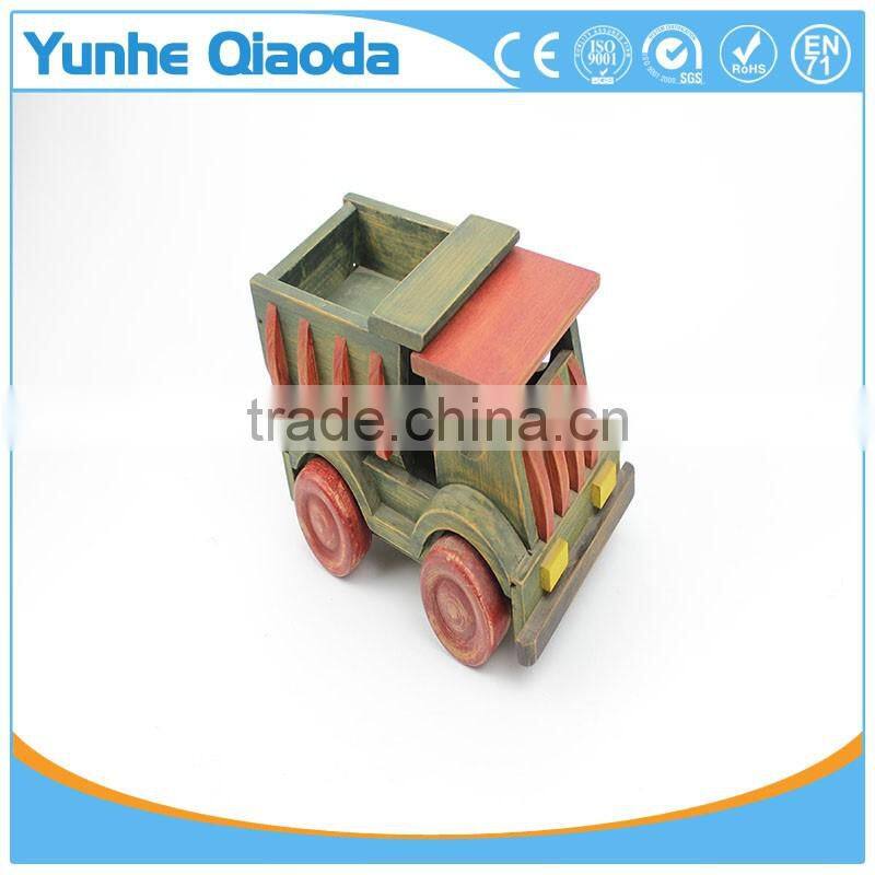 Dumper Truck Wooden Toy Vehicle Encourages hours of imaginative play