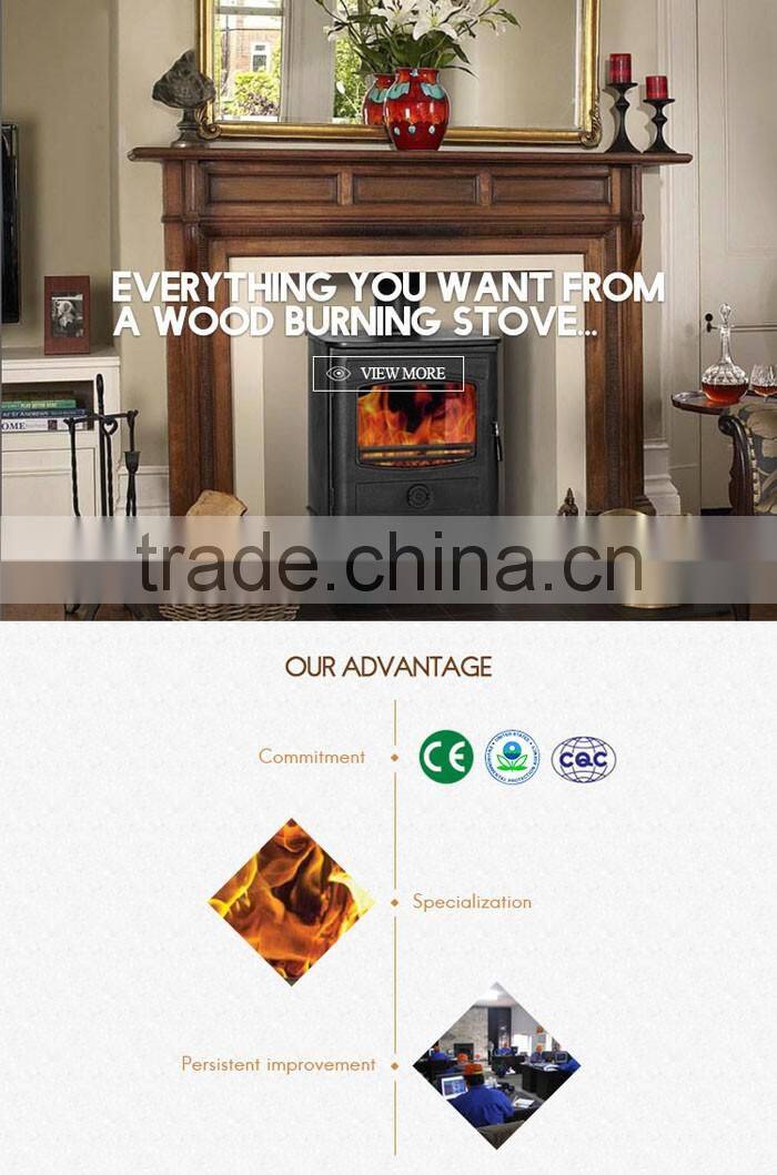 2016 popular sale 10 kw wood fireplace cast iron wood stove fireplaces with good price