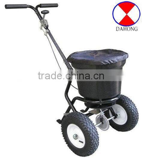 Salt spreader cart, fertilizer spreader cart
