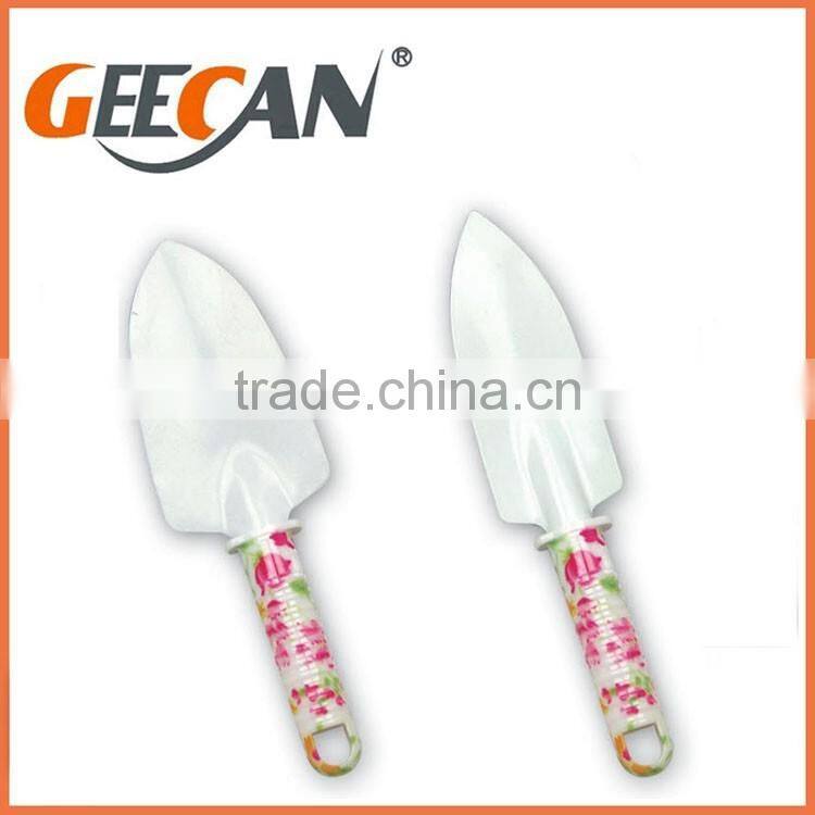 4pcs Combination Garden Tool Set with floral printed shovel,rake