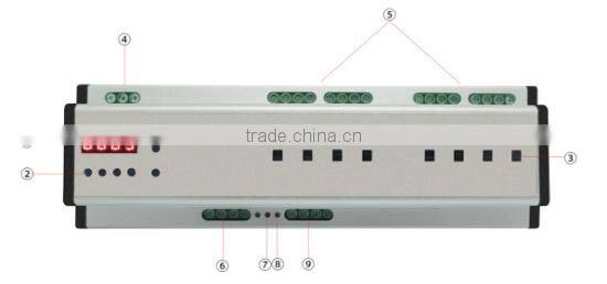 High quality and huge capacity dmx 512 8CH 20A light controller