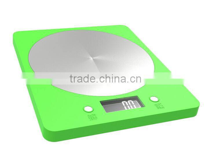 Digital kitchen scale with ABS/stainless steel platform