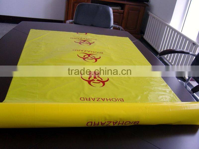 Recycle plastic garbage bags for medical