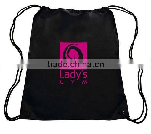 Promotional Custom 190T drawstring bags