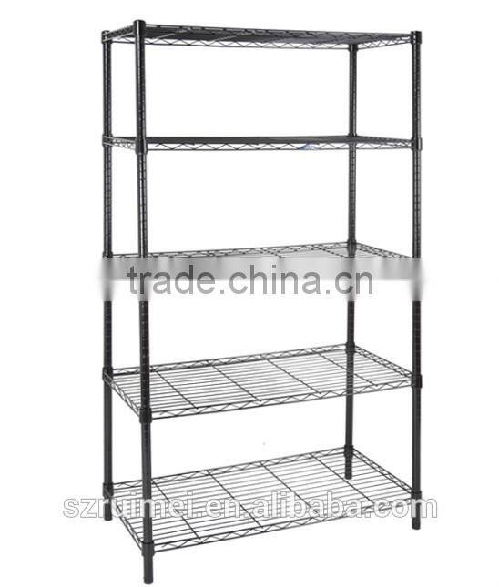 Customized multi-layer supermarket store practical mesh storage rack