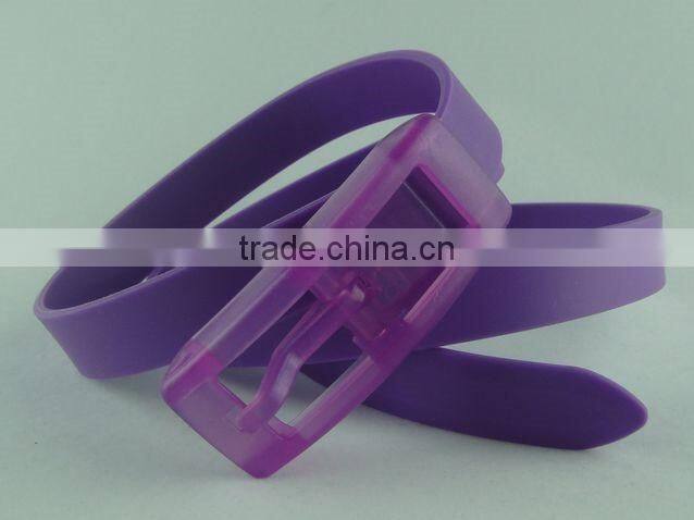HOT SALE COLORFUL SILICONE BELT, RUBBER LADY BELT, ADULT BELT