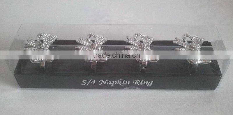 rhinestones bowknot bulk napkin ring