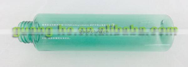 150ml crystal colored plastic PLA bottle for cosmetic and liquor-100%biodegradable
