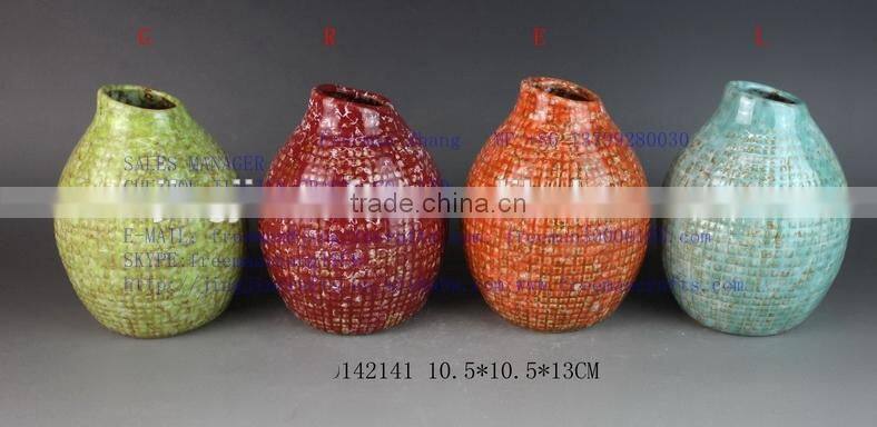 2017 ladies shop rose gold mini stoneware vase