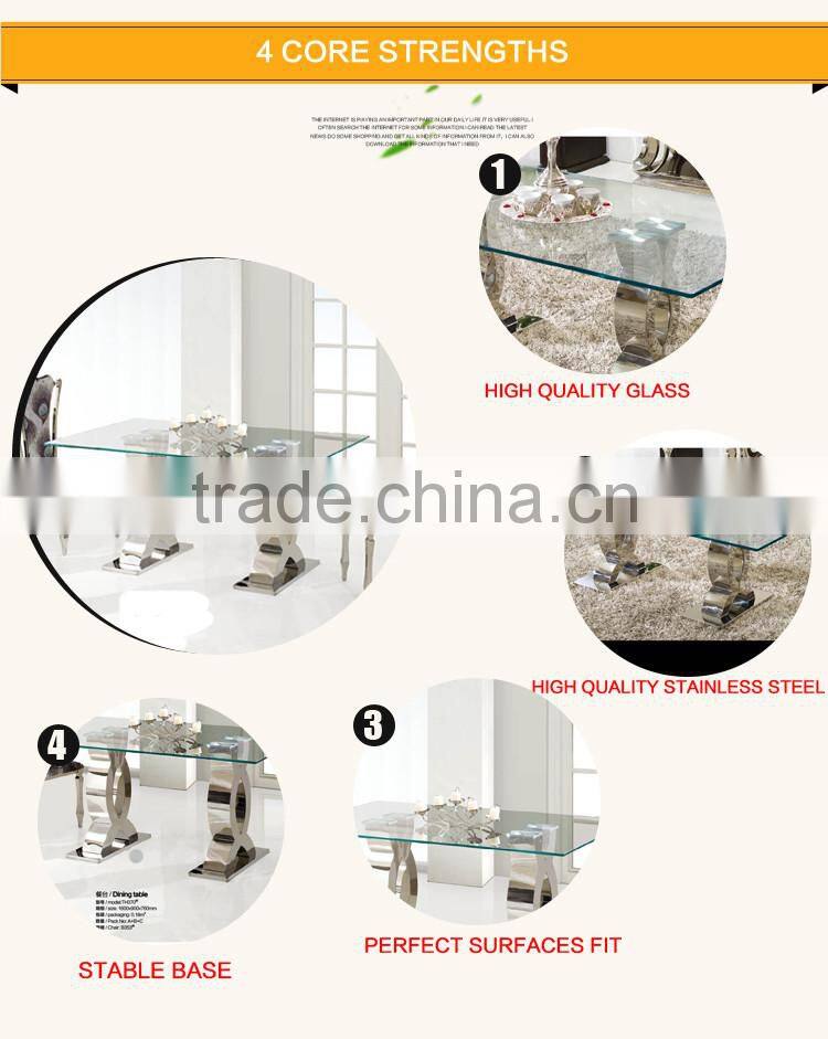 8 Seater Dining Room Table Design Glass Dining Room Table TH370