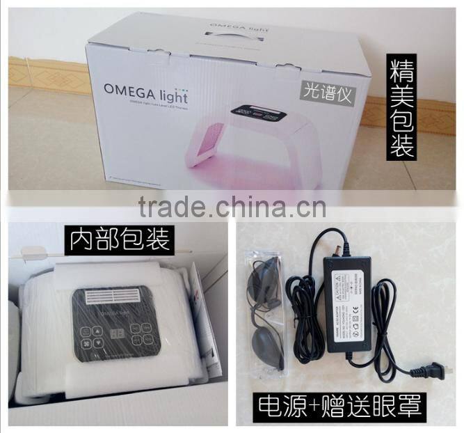 2017 Hot Sale Omega LED Light Face Mask Light Acne Skin Care PDT LED Light With 4 Colors