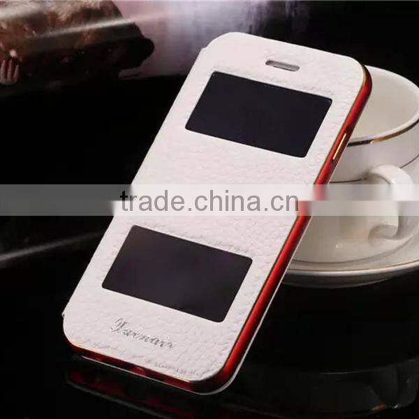 Anti-dust Classics Durable Flip PU Leather Mobile Phone Case For iPhone6