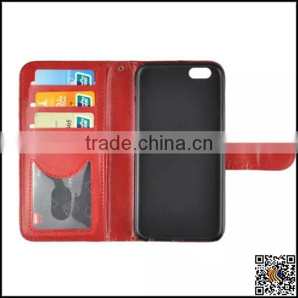 For iPhone 6 Leather Wallet Case, crocodile pattern Case for iPhone 6 Plus