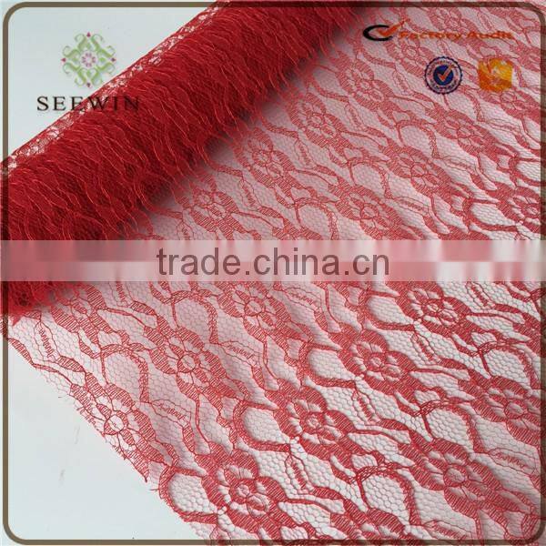 hot sale nonwoven with lace or mesh gift fabric wrapping