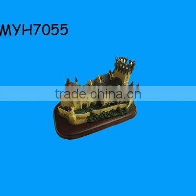 2012 new fashion resin custom France miniature souvenir building castle